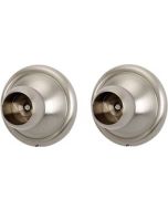Satin Nickel 2-5/8" [67.00MM] Shower Rod by Alno - A9246-SN
