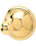 Polished Brass 1-1/2" [38.00MM] Robe Hook by Alno - A9280-PB