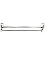 Polished Nickel 30" [762.00MM] Double Towel Bar by Top Knobs sold in Each - AQ11PN