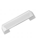 Polished Nickel 3" & 96MM & 128MM Cup Pull, Studio II by Belwith Keeler - B055568-14