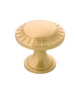 Satin Brass 1-3/16" Knob, Vintage 1900 by Belwith Keeler - B056553-04