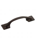 Black Iron 3" Pull, Vintage 1900 by Belwith Keeler - B056555-BI