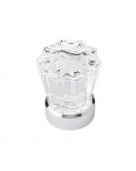 Glass with Chrome 1-3/8" Knob, Luster by Belwith Keeler - B076569-GLCH