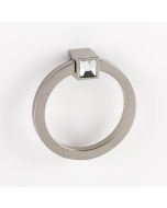 Crystal On Satin Nickel Small Convertibles Ring Pull Mount by Alno sold in Each - C2670-SN