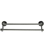 Antique Pewter 30" [762.00MM] Double Towel Bar by Top Knobs sold in Each - ED11APE