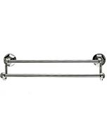 Brushed Satin Nickel 30" [762.00MM] Double Towel Bar by Top Knobs sold in Each - ED11BSNB
