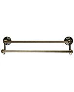 German Bronze 30" [762.00MM] Double Towel Bar by Top Knobs sold in Each - ED11GBZB