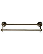 German Bronze 30" [762.00MM] Double Towel Bar by Top Knobs sold in Each - ED11GBZF