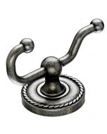 Antique Pewter 2-5/8" [67.00MM] Coat And Hat Hook by Top Knobs sold in Each - ED2APF