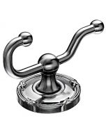 Brushed Satin Nickel 2-5/8" [67.00MM] Coat And Hat Hook by Top Knobs sold in Each - ED2BSNE