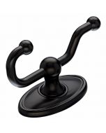 Oil Rubbed Bronze 2-5/8" [67.00MM] Coat And Hat Hook by Top Knobs sold in Each - ED2ORBC