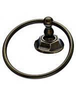 German Bronze 2-1/2" [63.50MM] Towel Ring by Top Knobs sold in Each - ED5GBZB