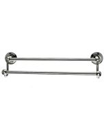 Brushed Satin Nickel 18" [457.20MM] Double Towel Bar by Top Knobs sold in Each - ED7BSND