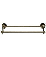 German Bronze 18" [457.20MM] Double Towel Bar by Top Knobs sold in Each - ED7GBZA