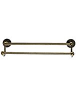 German Bronze 18" [457.20MM] Double Towel Bar by Top Knobs sold in Each - ED7GBZE