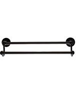 Oil Rubbed Bronze 18" [457.20MM] Double Towel Bar by Top Knobs sold in Each - ED7ORBE