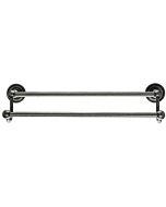 Antique Pewter 24" [609.60MM] Double Towel Bar by Top Knobs sold in Each - ED9APA