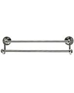Brushed Satin Nickel 24" [609.60MM] Double Towel Bar by Top Knobs sold in Each - ED9BSNE