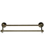German Bronze 24" [609.60MM] Double Towel Bar by Top Knobs sold in Each - ED9GBZA