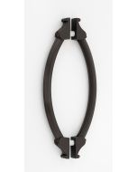 Chocolate Bronze 6" [152.40MM] Back to Back Pull by Alno - G1476-6-CHBRZ