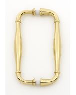 Polished Brass 6" [152.40MM] Back to Back Pull by Alno - G726-6-PB