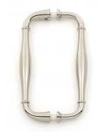 Polished Nickel 6" [152.40MM] Back to Back Pull by Alno - G726-6-PN