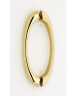 Polished Brass 6" [152.40MM] Back to Back Pull by Alno - G855-6-PB