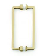 Satin Brass 6" [152.40MM] Back to Back Pull by Alno - G950-6-SB