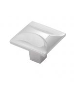 Chrome 1-1/4" [32.00MM] Square Knob by Hickory Hardware sold in Each - H076127-CH