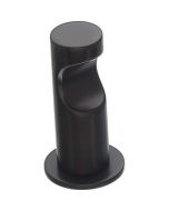Flat Black 1-1/2" [38.00MM] Robe Hook by Top Knobs sold in Each - HOP1BLK