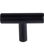 Flat Black 2" [51.00MM] T-Knob by Top Knobs sold in Each - M1884