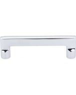 Polished Chrome 4" [101.60MM] Flat Sided Pull by Top Knobs sold in Each - M1973