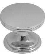 Chrome 1-3/8" [35.00MM] Knob by Hickory Hardware sold in Each - P2142-CH
