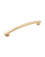 Brushed Golden Brass 6-5/16" [160.00MM] Pull by Hickory Hardware sold in Each - P2156-BGB