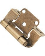 Antique Brass Semi-Wrap Hinge by Hickory Hardware sold in Pair - P2710F-AB
