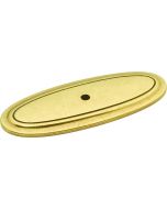 Lancaster Hand Polished Backplate for Knob by Hickory Hardware sold in Each - P277-LP