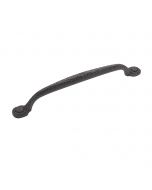 Black Iron 7-19/32" [192.00MM] Foot Pull by Hickory Hardware sold in Each - P2996-BI