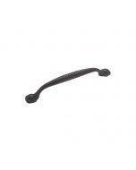 Black Iron 6-5/16" [160.00MM] Foot Pull by Hickory Hardware sold in Each - P2997-BI