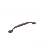 Rustic Iron 6-5/16" [160.00MM] Foot Pull by Hickory Hardware sold in Each - P2997-RI