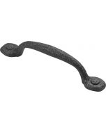Black Iron 3-25/32" [96.00MM] Foot Pull by Hickory Hardware sold in Each - P3000-BI