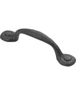 Black Iron 3" [76.20MM] Foot Pull by Hickory Hardware sold in Each - P3001-BI
