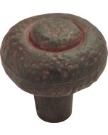 Rustic Iron 1-1/4" [31.75MM] Knob by Hickory Hardware sold in Each - P3002-RI