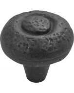 Black Iron 1-1/2" [38.10MM] Knob by Hickory Hardware sold in Each - P3003-BI