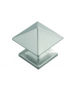 Satin Nickel 1" Square Knob, Studio by Hickory Hardware - P3014-SN