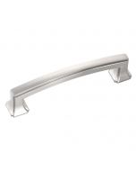 Satin Nickel 96mm Bar Pull, Bridges by Hickory Hardware - P3232-SN