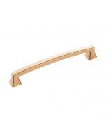 Brushed Golden Brass 6-5/16" [160.00MM] Pull by Hickory Hardware sold in Each - P3235-BGB