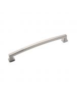 Satin Nickel 7-9/16" (192mm) Bar Pull, Bridges by Hickory Hardware - P3236-SN