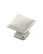 Satin Nickel 1-1/4" Square Knob, Studio by Hickory Hardware - P3240-SN