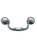 Silver Stone 3-1/2" [88.90MM] Drop Bail Pull by Hickory Hardware sold in Each - P3477-ST