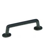 Black Iron 4" [101.60MM] Foot Pull by Hickory Hardware sold in Each - P3672-BI